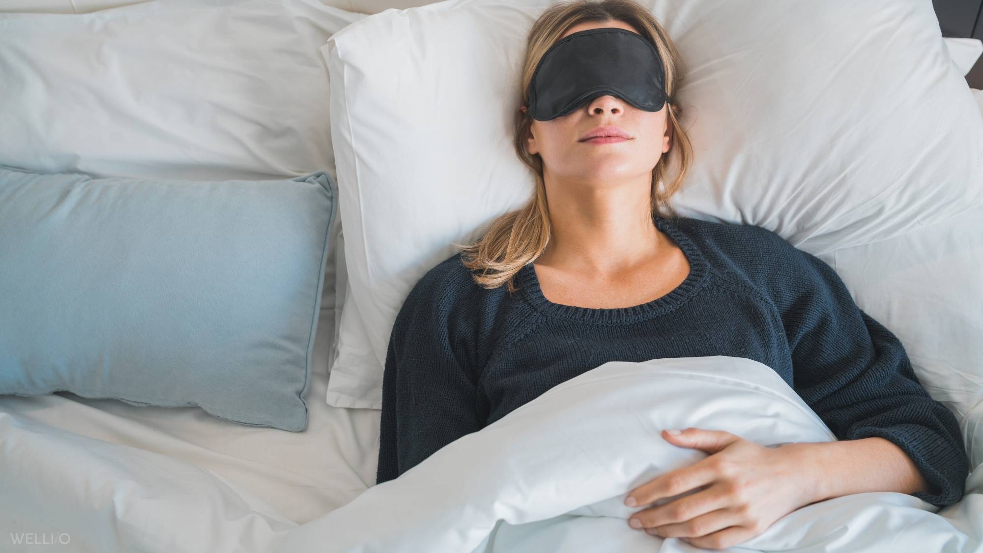 kvinna som sover