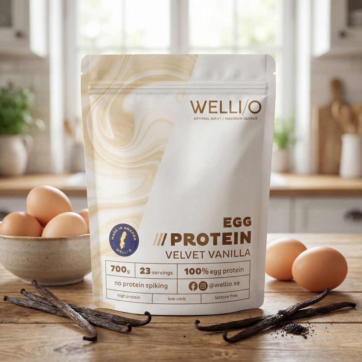 Äggprotein – Velvet Vanilla